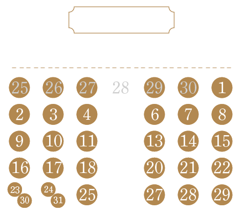 営業日カレンダー202307